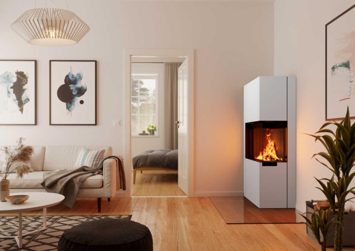Spartherm stove Zirkon 2R Living Fire